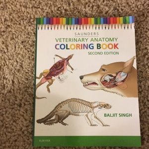 Veterinarian anatomy coloring book 2nd edition